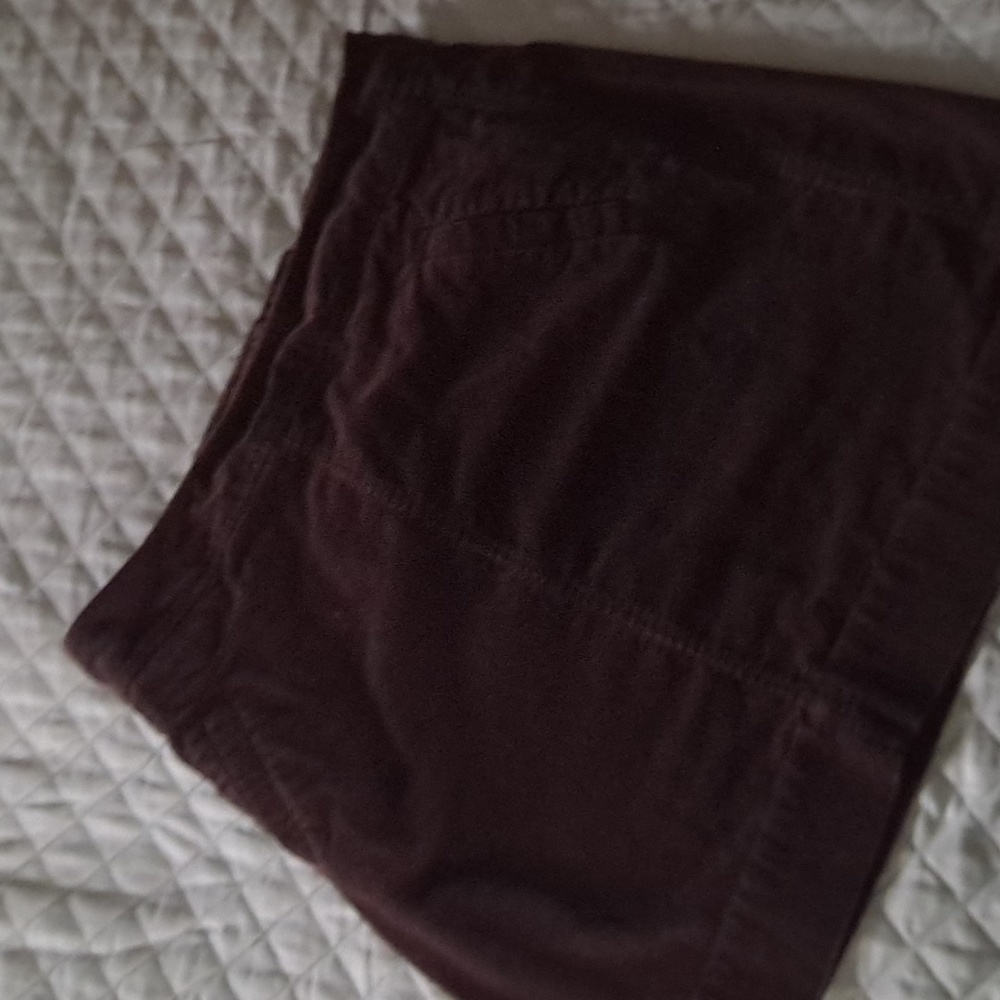 Corduroy mini skirt